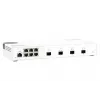 Switch de rede QNAP QSW-M2106-4S Managed L2 2,5G Ethernet (100/1000/2500) branco