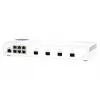 Switch de rede QNAP QSW-M2106-4S Managed L2 2,5G Ethernet (100/1000/2500) branco