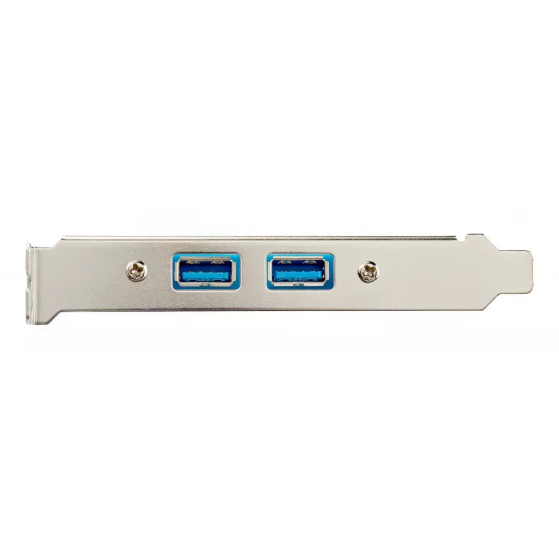 Adaptador StarTech.com de 2 portas USB 3.0 Type-A para chapa de slot, IDC, USB 3.2 Gen 1 (3.1 Gen 1), azul, aço inoxidável, 0,5 m, CE, REACH, 500 mm