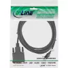 Cabo InLine Mini DisplayPort macho para DVI-D 24+1 macho, preto/dourado, 1,5 m