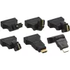 Adaptador InLine HDMI para DVI HDMI macho / 24+1 fêmea 180° angular dourado