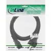Cabo de alimentação InLine, CEE 7/7 reto / IEC C13 macho 3 pinos, preto, 1,8 m