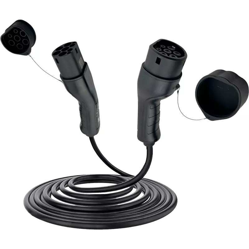 InLine Cabo de carregamento EV 11kW Tipo2, 3 fases, 7,5m