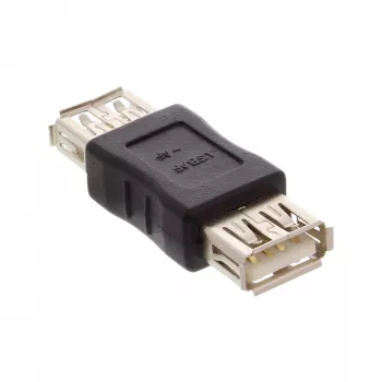Adaptador USB 2.0 InLine 33300 Type-A fêmea / Type-A fêmea