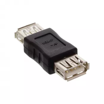 Adaptador USB 2.0 InLine 33300 Type-A fêmea / Type-A fêmea