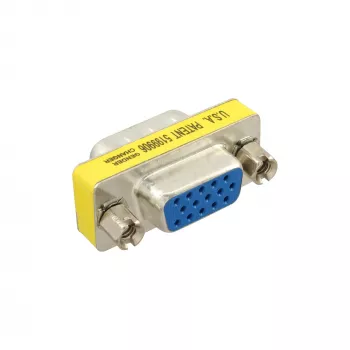 Mini adaptador InLine 15 pinos HD VGA / S-VGA macho/fêmea