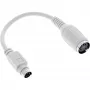 Cabo adaptador de teclado InLine 5 pinos DIN fêmea / PS/2 macho aprox. 10 cm