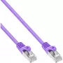 Cabo patch InLine SF/UTP Cat.5e lilás 10 m