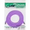 Cabo patch InLine SF/UTP Cat.5e lilás 10 m