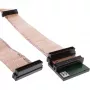 Cabo plano SCSI U320 InLine, 68 pinos, para 2 dispositivos, com terminador