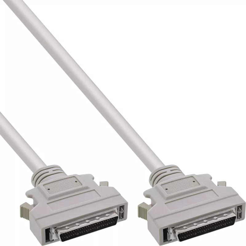 Cabo SCSI II InLine 50 pinos Mini D-Sub ficha/ficha 1 m bege