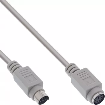 Extensão de cabo PS/2 InLine ficha / conector fêmea 5 m