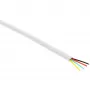 Cabo modular InLine 4 condutores cabo plano branco 100 m rolo