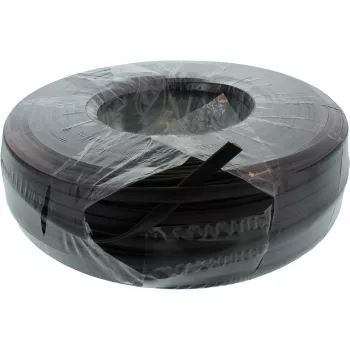 Cabo modular InLine 6 condutores cabo plano preto 100 m rolo