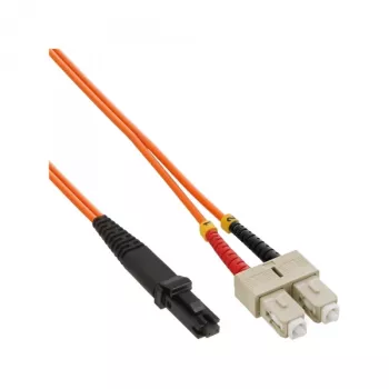 Cabo de fibra ótica duplex InLine MTRJ/SC 50/125 µm OM2 5 m