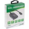 Leitor de cartões InLine USB 3.1 USB-C, para SD/SDHC/SDXC, microSD, compatível com UHS-II