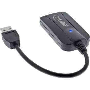 Leitor de cartões InLine USB 3.1 USB-A, para SD/SDHC/SDXC, microSD, compatível com UHS-II
