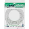 Cabo de rede InLine, Cat.6A, S/FTP, TPE flexível, branco, 30 m