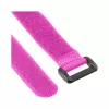 Abraçadeiras de cabos InLine com fecho de velcro 20 x 200 mm, 10 unid., rosa