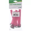Abraçadeiras de cabos InLine com fecho de velcro 20 x 200 mm, 10 unid., rosa