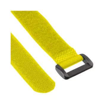 InLine Abraçadeiras de velcro para cabos, 20 x 300 mm, 10 unid., amarelo