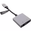 Cabo adaptador de áudio USB-C InLine, USB-C para jack 3,5 mm + PD 30 W