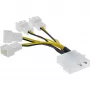 Cabo adaptador de alimentação Molex InLine 33341A 0,05 m 4x conector de ventoinha