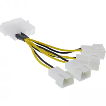 Cabo adaptador de alimentação Molex InLine 33341A 0,05 m 4x conector de ventoinha