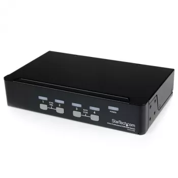 Comutador KVM VGA USB profissional StarTech.com 4 portas com hub