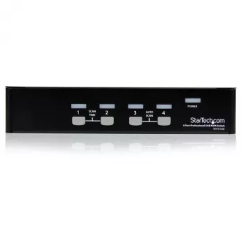 Comutador KVM VGA USB profissional StarTech.com 4 portas com hub