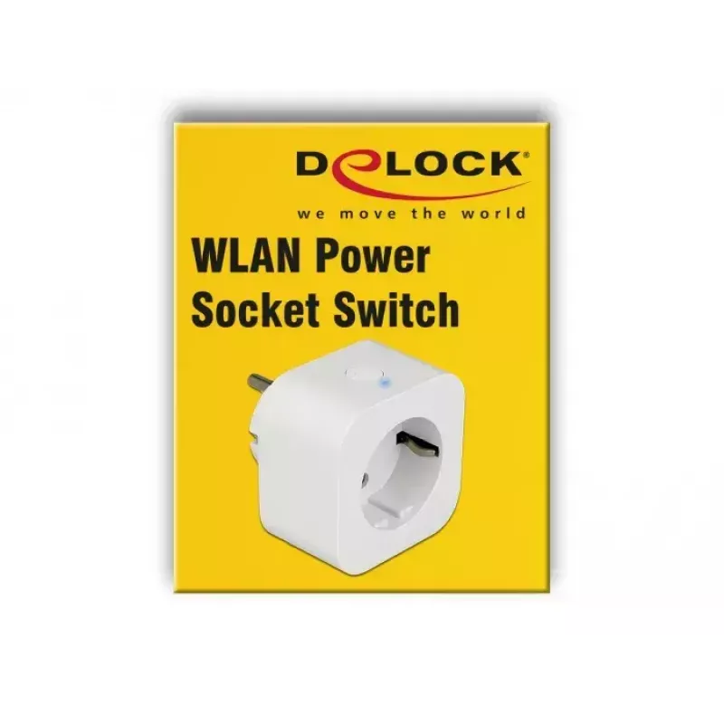 DeLOCK 11826 Tomada inteligente WLAN (Tasmota, MQTT), branco