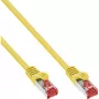 Cabo de rede InLine S/FTP PiMF Cat.6 250MHz PVC CCA amarelo 3m