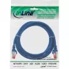 Cabo de rede InLine S/FTP PiMF Cat.6 250MHz PVC CCA azul 1m