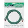 Cabo de rede InLine S/FTP PiMF Cat.6 250MHz PVC CCA verde 1m