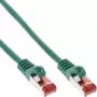 Cabo de rede InLine S/FTP PiMF Cat.6 250MHz PVC CCA verde 10m