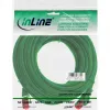 Cabo de rede InLine S/FTP PiMF Cat.6 250MHz PVC CCA verde 10m