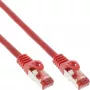 Cabo de rede InLine S/FTP PiMF Cat.6 250MHz PVC CCA vermelho 3m