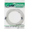 Cabo de rede S/FTP PiMF Cat.6A InLine sem halogéneos 500MHz branco 7,5m