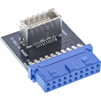 Adaptador interno InLine USB 3.0 para USB 3.1 painel frontal Key-B multicolor