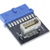 Adaptador interno InLine USB 3.0 para USB 3.1 painel frontal Key-B multicolor