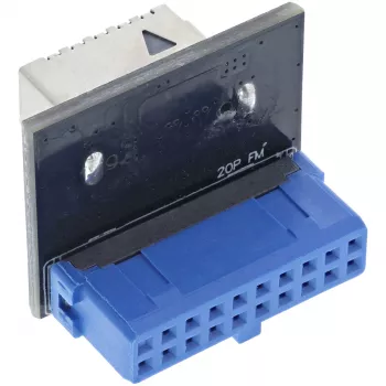Adaptador interno InLine USB 3.0 para USB 3.1 painel frontal Key-A reto