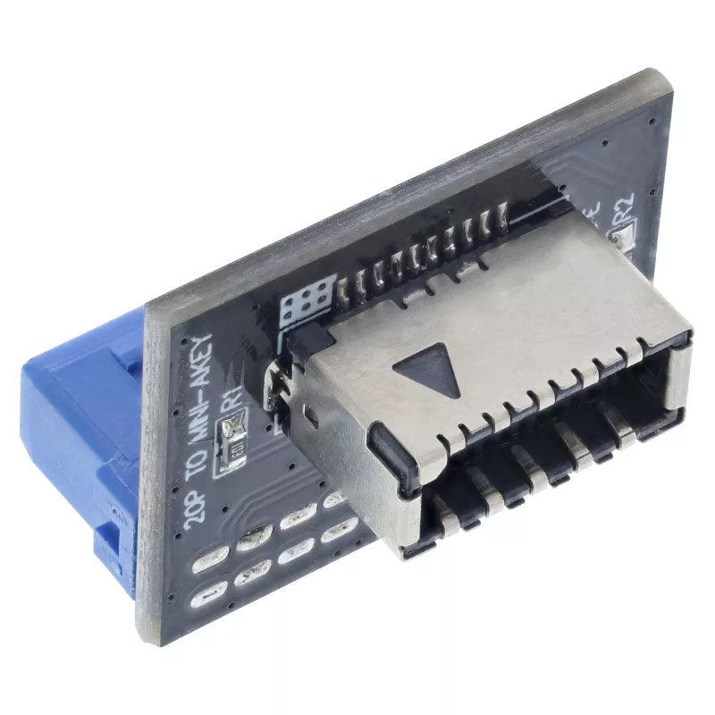 Adaptador interno InLine USB 3.0 para USB 3.1 painel frontal Key-A reto