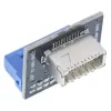 Adaptador interno InLine USB 3.0 para USB 3.1 painel frontal Key-B reto