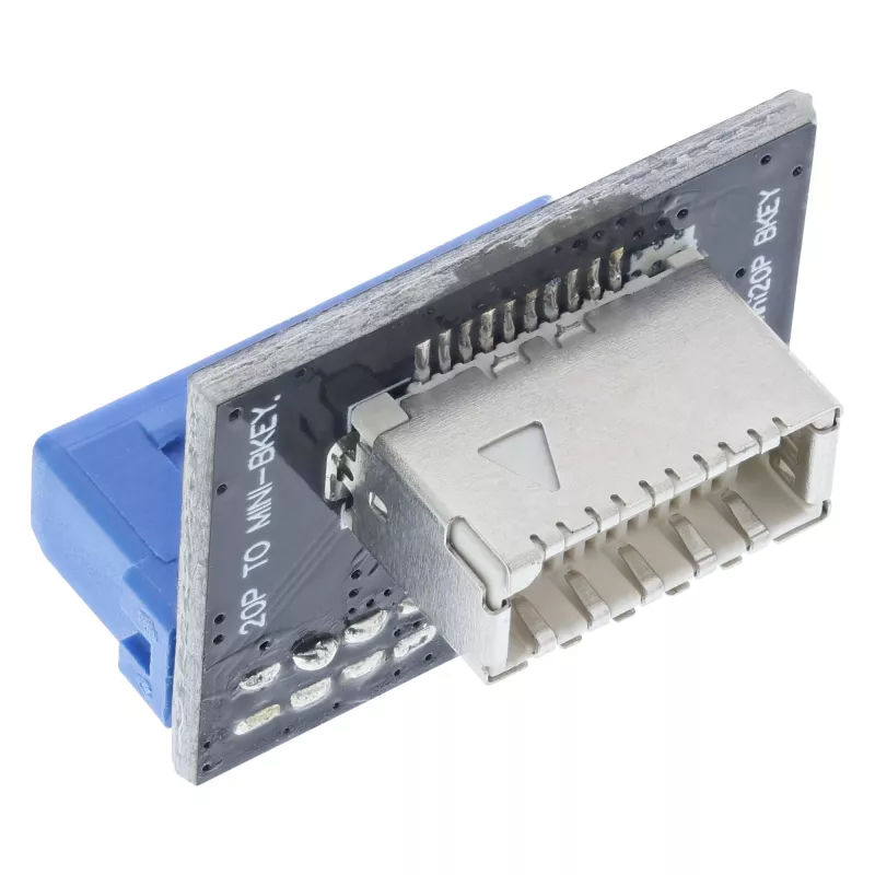 Adaptador interno InLine USB 3.0 para USB 3.1 painel frontal Key-B reto