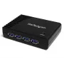 Hub USB 3.0 SuperSpeed StarTech.com 4 portas preto, USB 3.2 Gen 1 (3.1 Gen 1) Type-A, 5000 Mbit/s, preto, Power, 5 V, 2 A