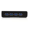 Hub USB 3.0 SuperSpeed StarTech.com 4 portas preto, USB 3.2 Gen 1 (3.1 Gen 1) Type-A, 5000 Mbit/s, preto, Power, 5 V, 2 A