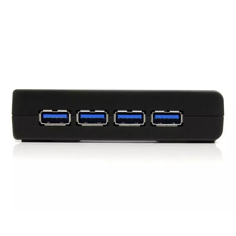 Hub USB 3.0 SuperSpeed StarTech.com 4 portas preto, USB 3.2 Gen 1 (3.1 Gen 1) Type-A, 5000 Mbit/s, preto, Power, 5 V, 2 A