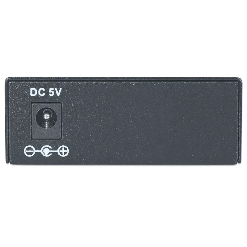Conversor de suporte Gigabit Ethernet monomodo Intellinet, 10/100/1000Base-T para 1000Base-Lx (SC) monomodo, 20 km
