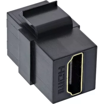 Módulo Keystone HDMI InLine Snap-In, 4K/60Hz, HDMI AF/AF preto