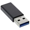 Adaptador USB 3.2 Gen.2 InLine 35810 ficha USB-A conector fêmea USB-C